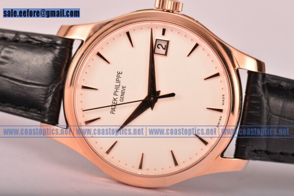 Patek Philippe Calatrava Perfect Replica Watch Rose Gold 5227R-001